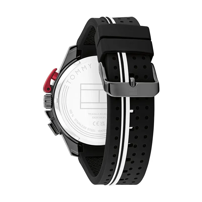 Tommy Hilfiger Bank Chronograph Black Dial Men's Watch | 1792168