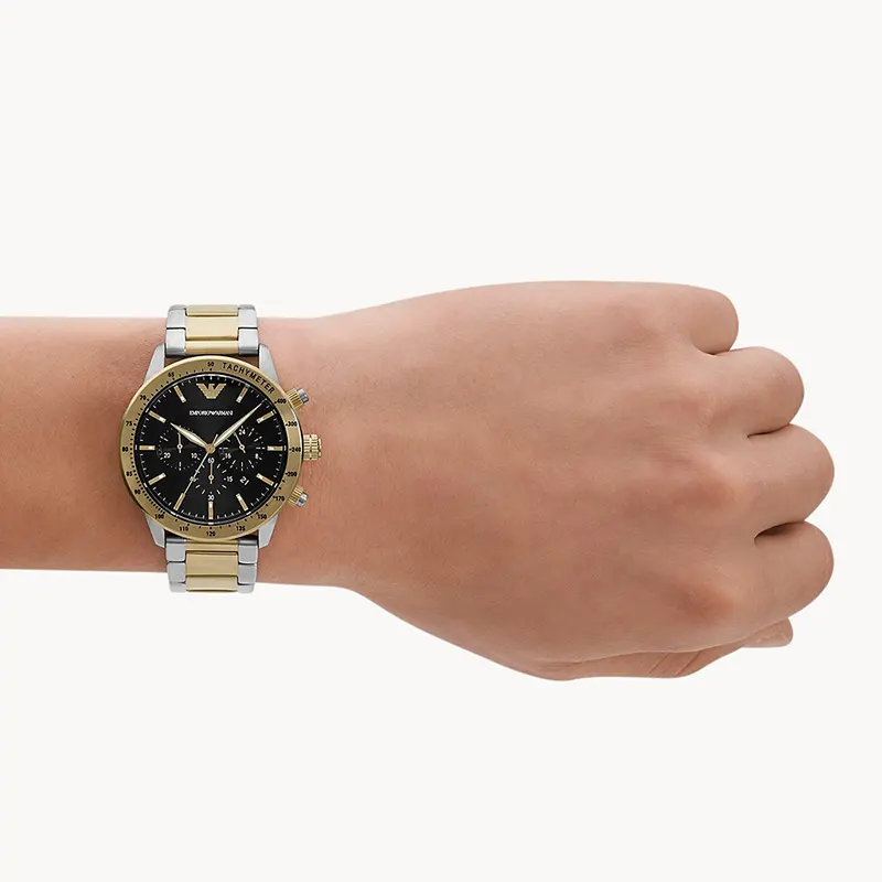 Emporio Armani Chronograph Black Dial Men's Watch | AR11521