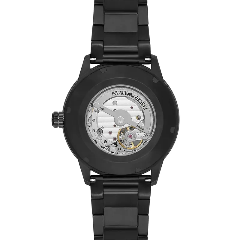 Emporio Armani Mario Automatic Black Dial Men's Watch | AR60054