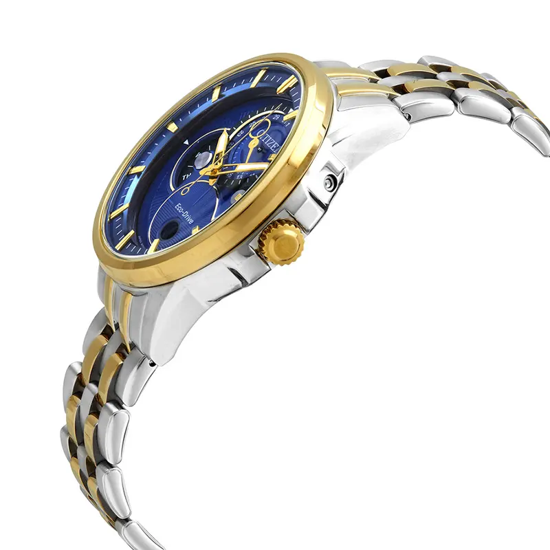 Citizen Calendrier Moonphase Eco-Drive  Blue Dial Men's Watch | BU0054-52L