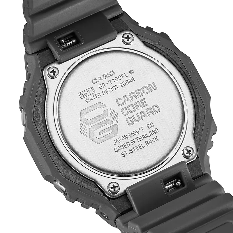 Casio G-Shock Glowing Flames Blue Dial Men's Watch | GA-2100FLS-8A2