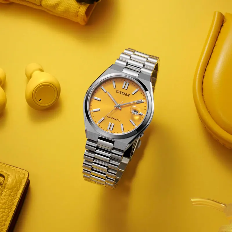 Citizen Tsuyosa Automatic Yellow Dial Men’s Watch | NJ0150-81Z