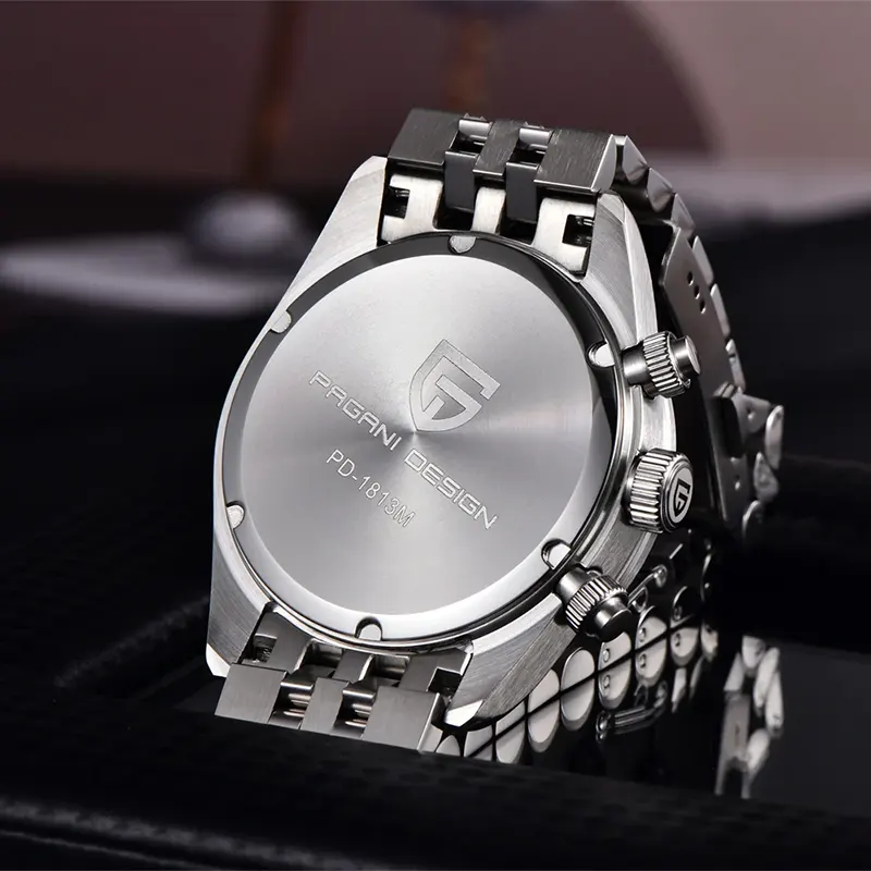 Pagani Design Black Bay Chrono Panda Men's Watch | PD-1813