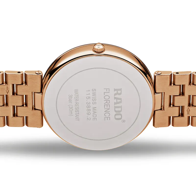Rado Florence Brown Dial Rose Gold-tone Men's Watch | R48889743