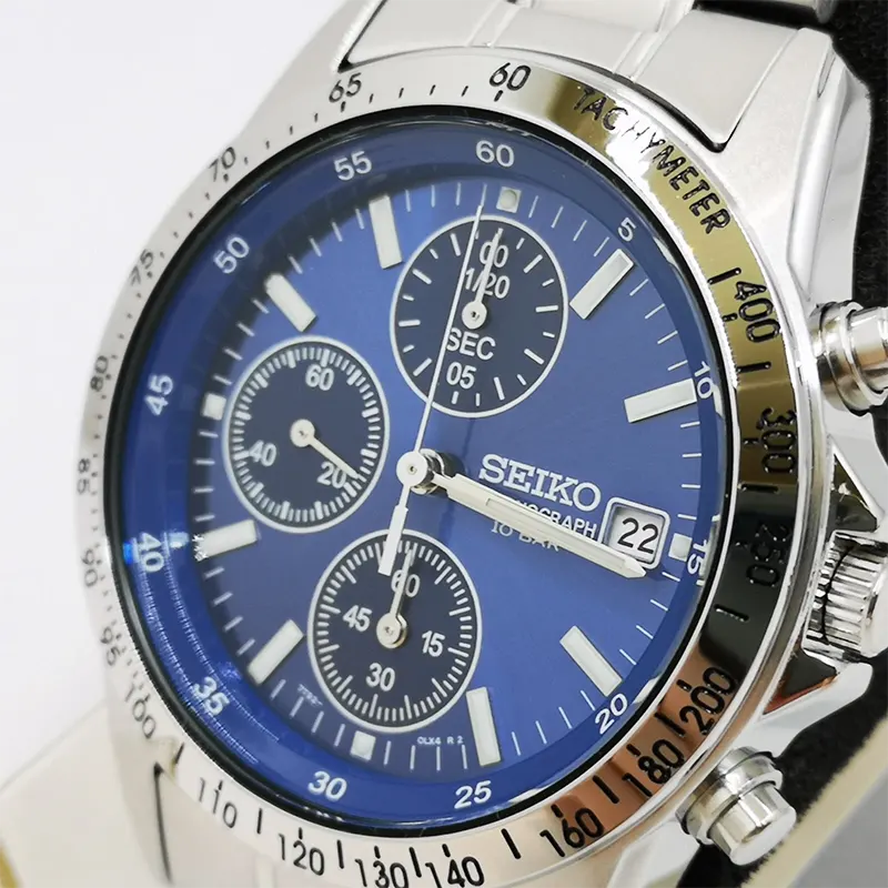 Seiko Spirit Chronograph Blue Dial Men’s Watch | SBTQ071
