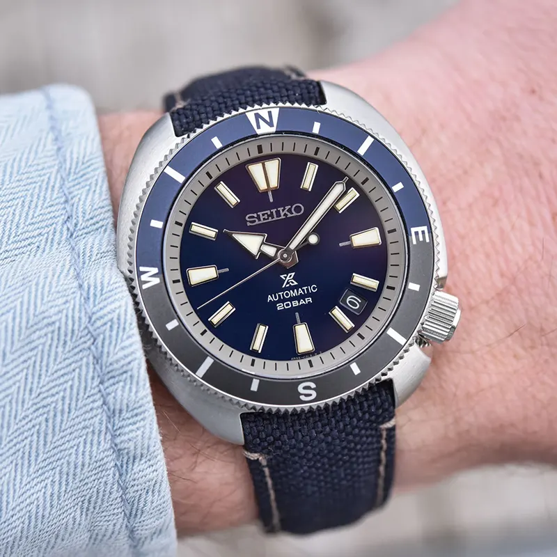 Seiko Prospex Land Tortoise Blue Dial Automatic Men's Watch | SRPG15K1