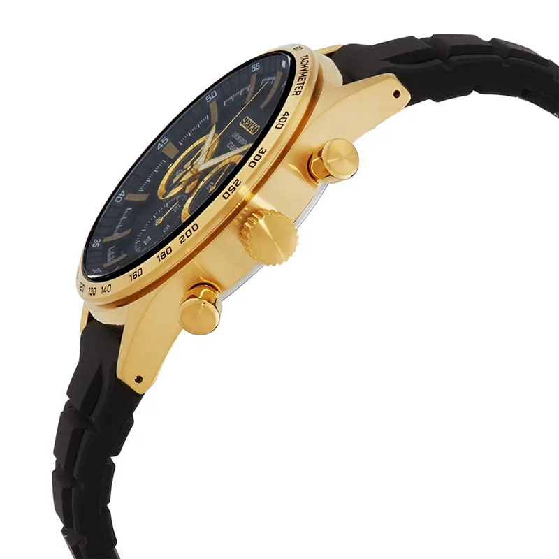 Seiko Discover More Chronograph Black Dial Men’s Watch | SSB446P1