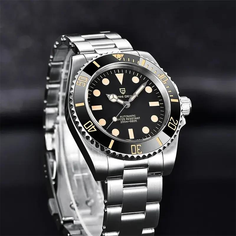Pagani Design Submariner Automatic Black Dial Men's Watch | PD-1694