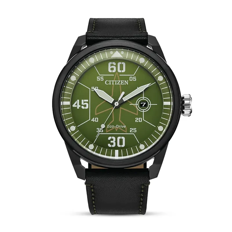 Citizen Avion Weekender Eco-Drive Green Dial Men's Watch | AW1735-03X