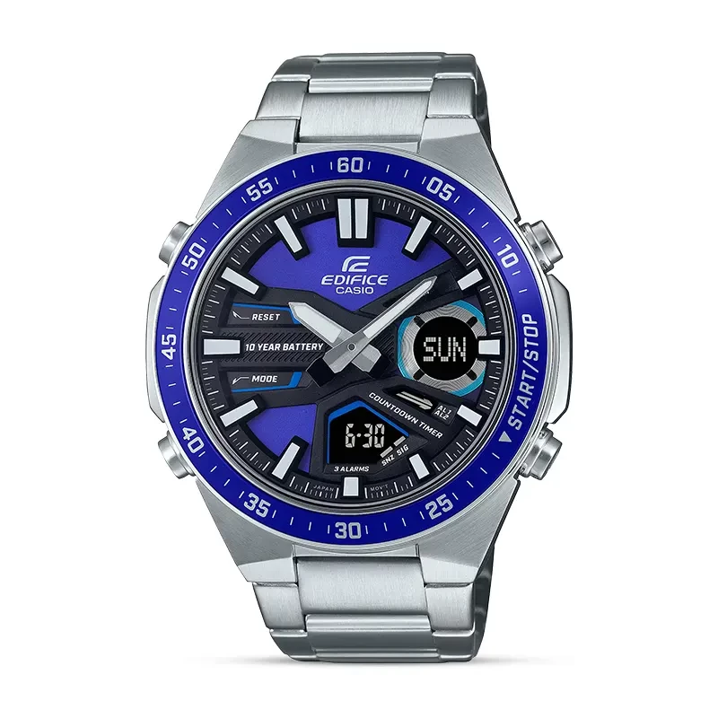 Casio Edifice EFV-C110D-2AV Blue Dial Men's Watch