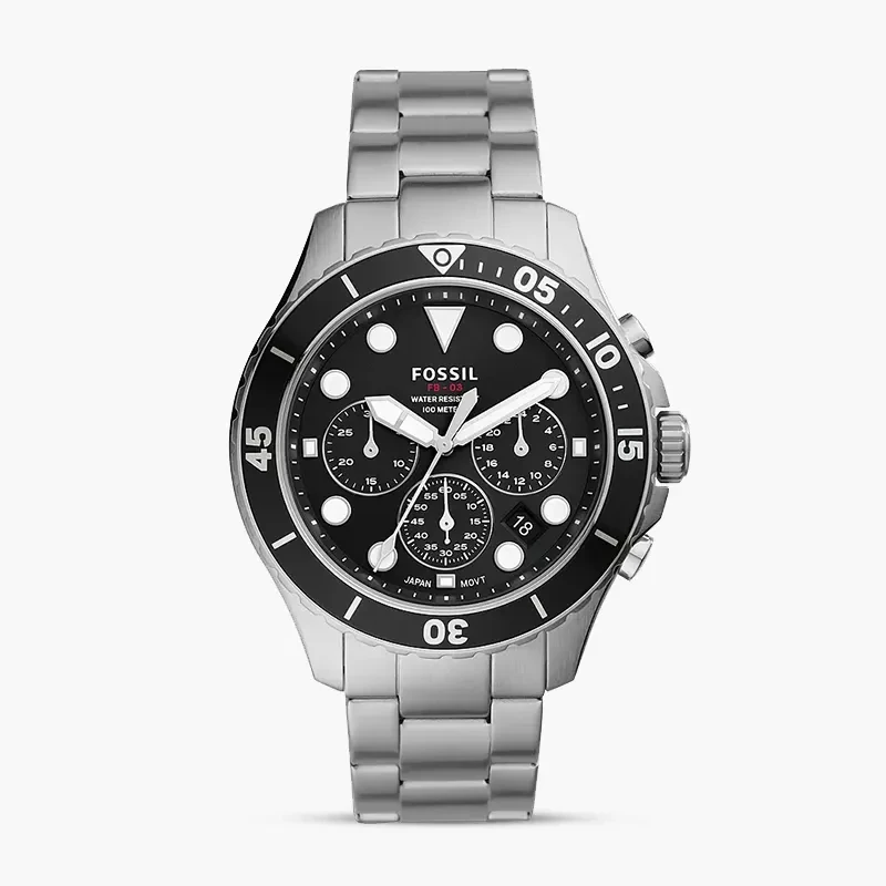 Fossil FB-03 Chronograph Black Dial Men's Watch | FS5725