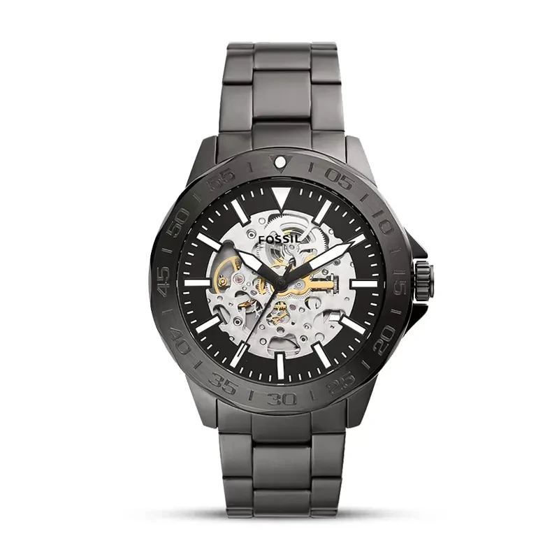 Fossil Bannon Automatic Smoke Stainless Steel Men's Watch | BQ2678