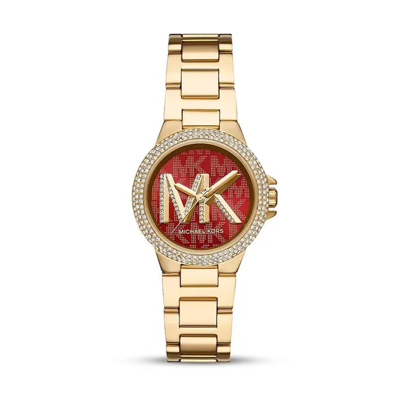 Michael Kors Camille Crystal Red Dial Ladies Watch | MK7196