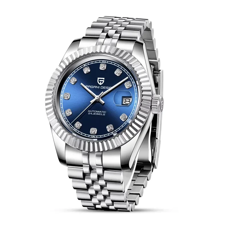 Pagani Design Datejust Blue Dial Automatic Men's Watch | PD-1645
