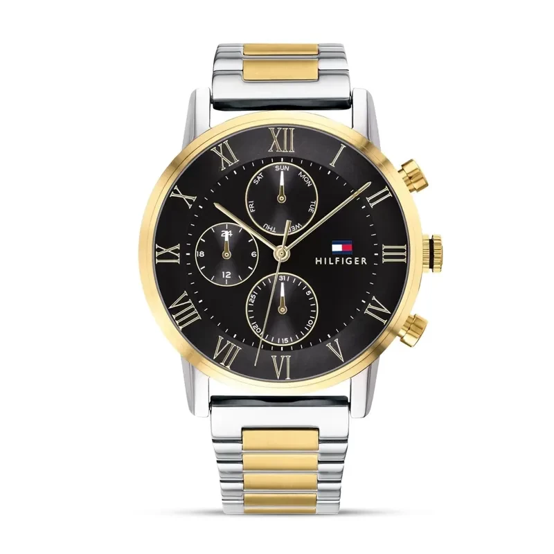 Tommy Hilfiger Kane Chronograph Black Dial Men's Watch | 1791539
