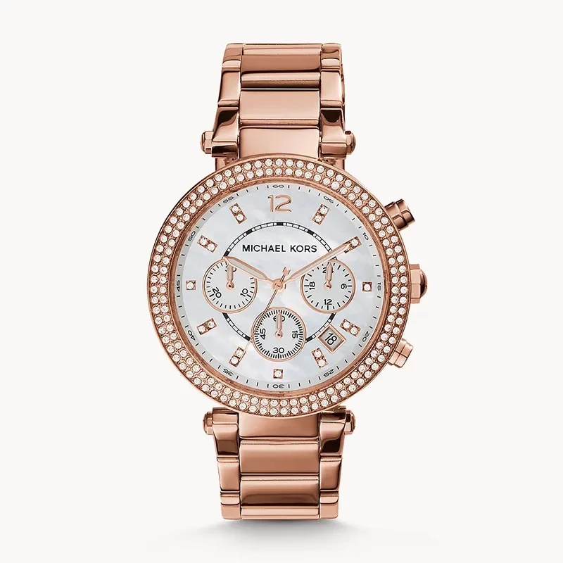 Michael Kors Parker White MOP Dial Ladies Watch | MK5491