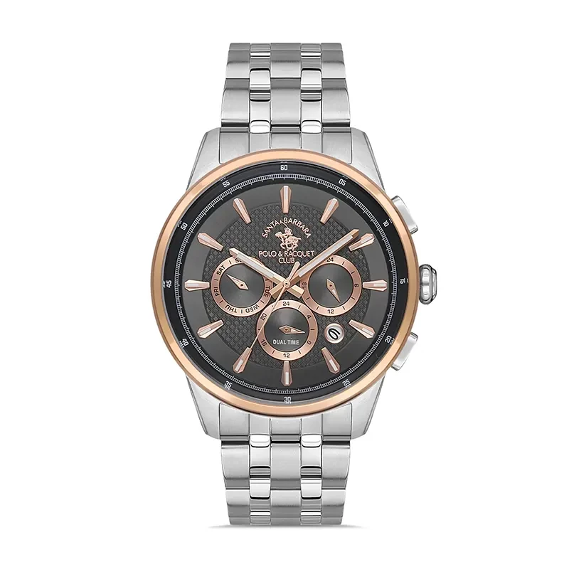 Santa Barbara Polo & Racquet Club Black Dial Men's Watch | SB.1.10385-4