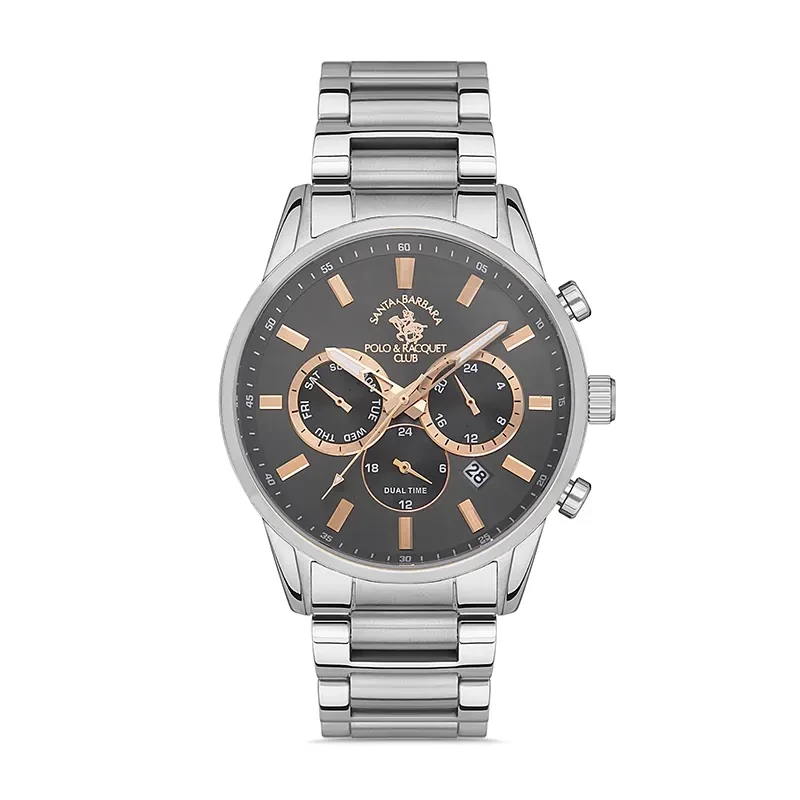 Santa Barbara Polo & Racquet Club Black Dial Men's Watch | SB.1.10420-3